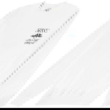 Pleteni pulover Sporty & Rich Yacht Club Crew Sweat Siva | CR884WH, 0