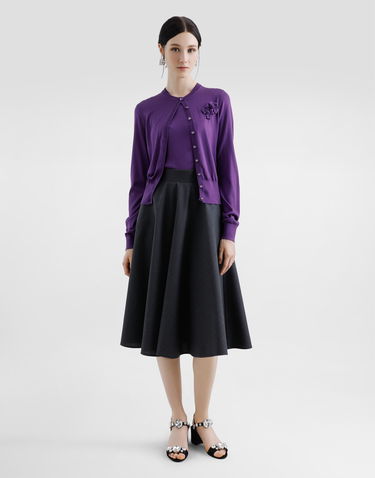 Krila Dolce & Gabbana Woolen Midi Circle Skirt Modra | F4C2ITFU286S8290, 1