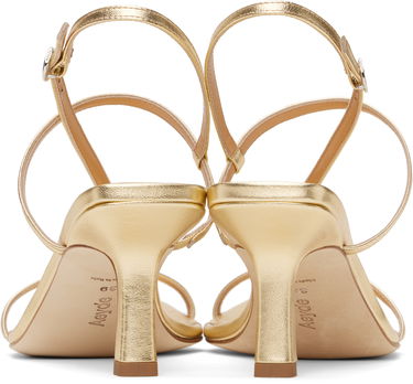 Modni dodatki Aeyde Aeyde Elise Leather Toe-Post Heeled Sandals Kovinski | A11-HS-ASTS65CI-0121-902-007, 1