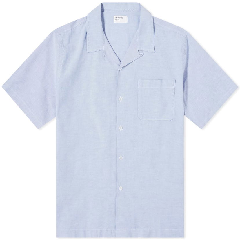 Srajce Universal Works Universal Works Oxford Cotton Road Shirt, Size Small Modra | 30671-SKY
