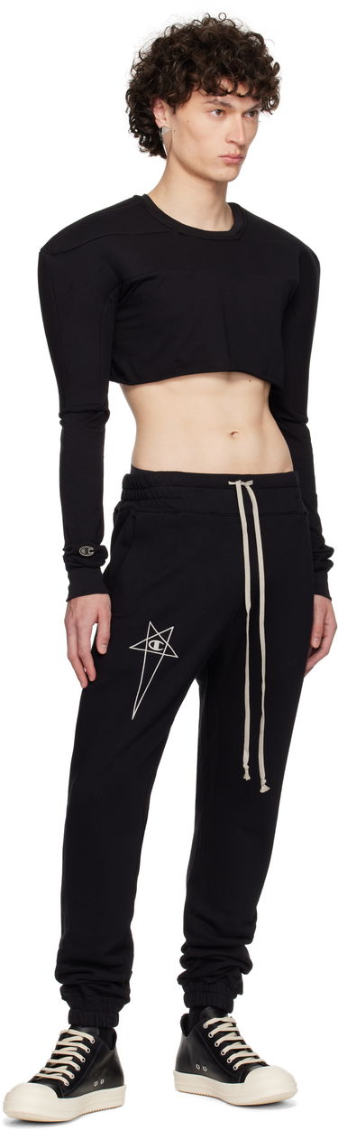 Trenirka Rick Owens Rick Owens Champion Edition Joggers Črna | CM01E1685 CHFE FELPA, 3