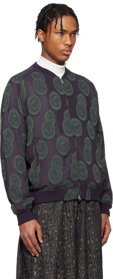 Bomber jakna Needles NEEDLES BB Print Bomber Jacket Zelena | QV122, 4