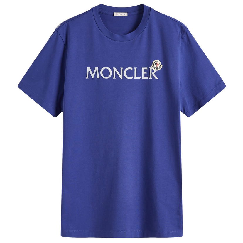 Majica Moncler Men's Logo T-Shirt, Size X-Small Modra | 8C000-75-8390T-767
