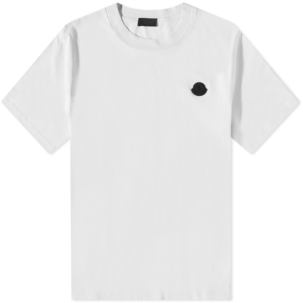 Majica Moncler Rubber Patch Logo Tee Bela | 8C000-07-829H8-91R, 0