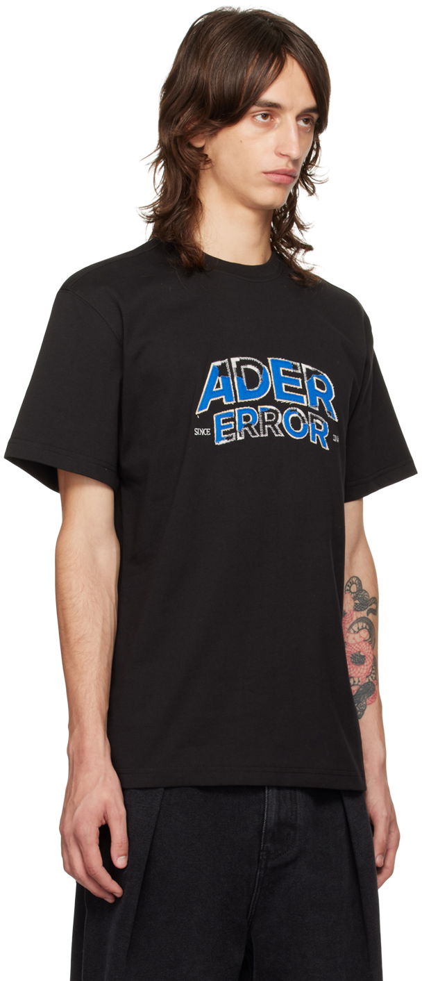 Majica ADER ERROR Flocked Logo Graphic T-Shirt Črna | BN25FYTS0101BK, 1