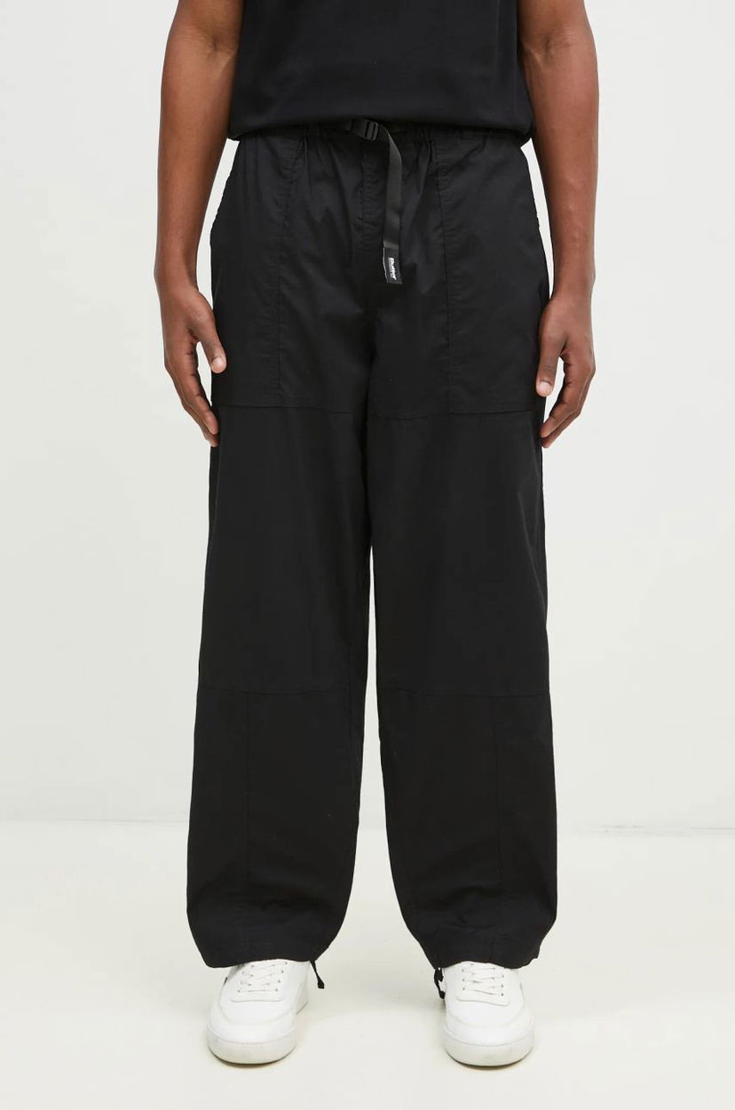 Cargo hlače Butter Goods TRS Wide Leg Cargo Pants Črna | BG243722