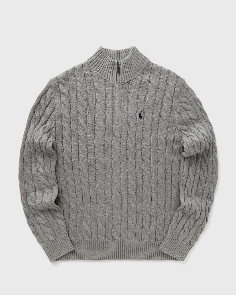 Pleteni pulover Polo by Ralph Lauren Sweater Knitted Grey Siva | 710810841002