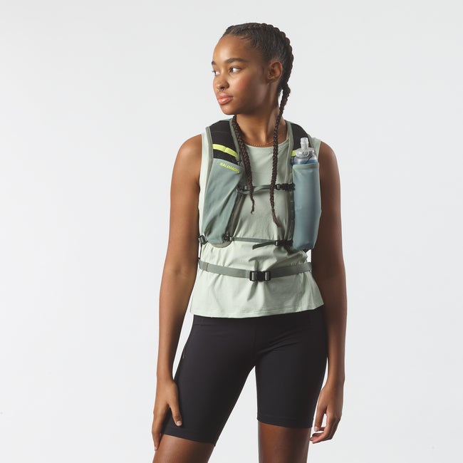 Nahrbtnik Salomon Cross 12 Hydration Vest Zelena | LC2463700