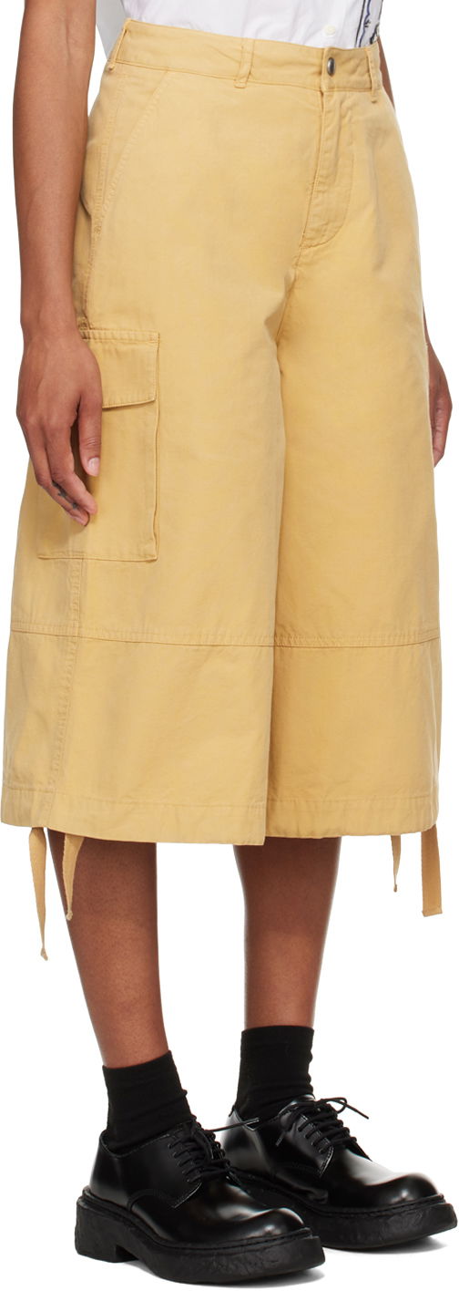Kratke hlače YMC YMC Venice Cargo Shorts Rumena | Q4WAO, 1