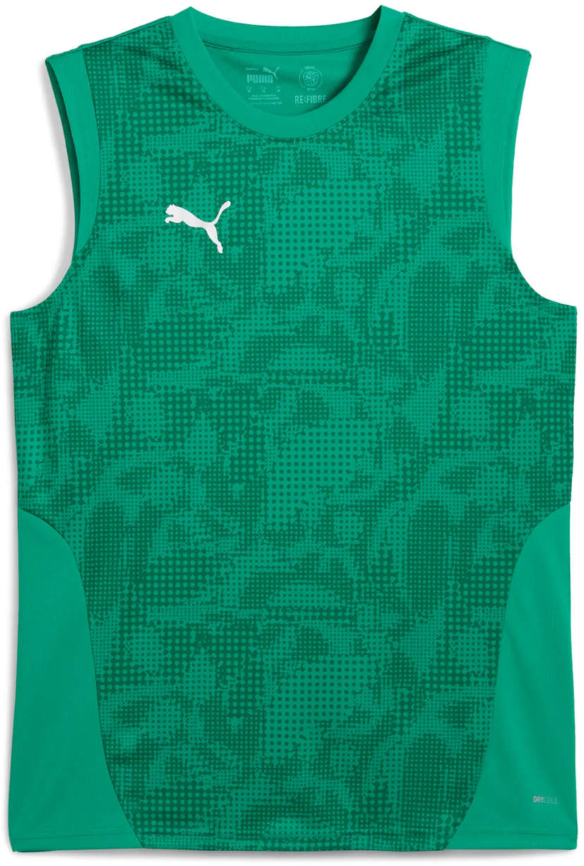 Majica brez rokavov Puma Puma teamCUP Training Sleeveless Jersey Zelena | 659168-05