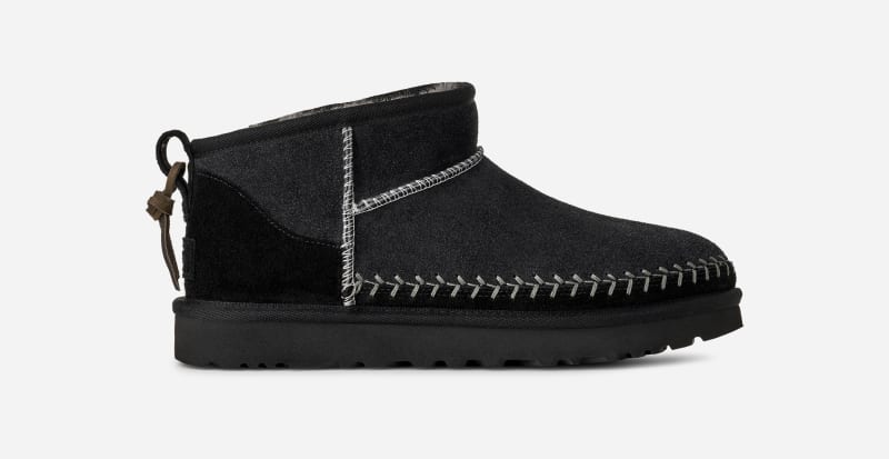 Superge in čevlji UGG Classic Ultra Mini Biarritz Boot Črna | 1171538-BLK