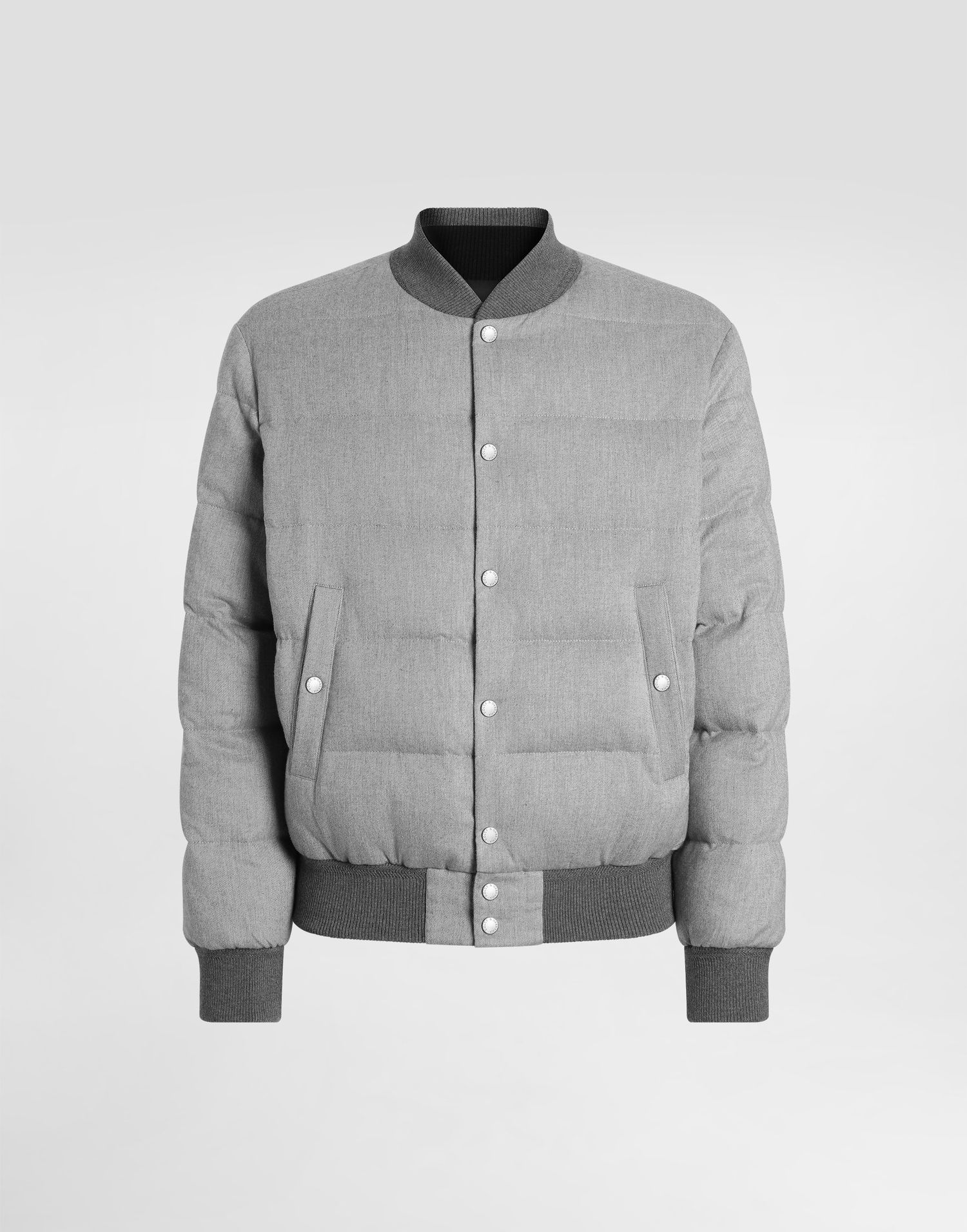 Bomber jakna Dolce & Gabbana Dolce & Gabbana Reversible Padded Bomber Jacket Siva | G9BSOTFU5YAS8290, 0