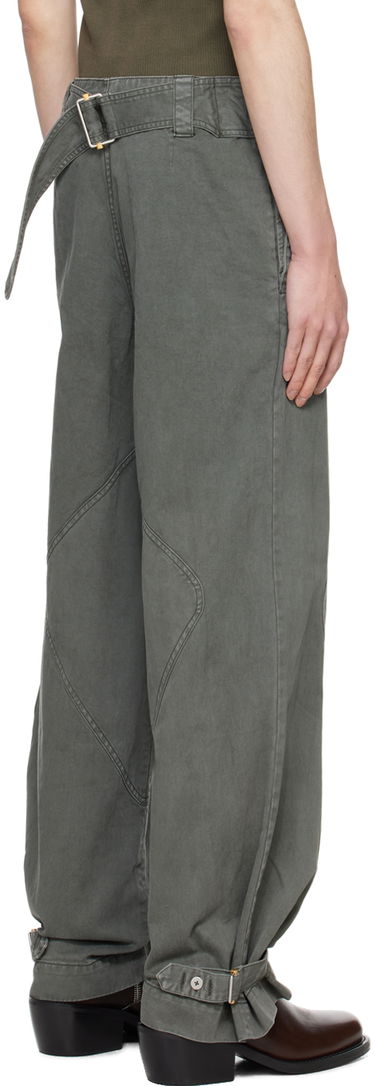 Hlače Dion Lee Shell Trousers Siva | C2175PS24, 2