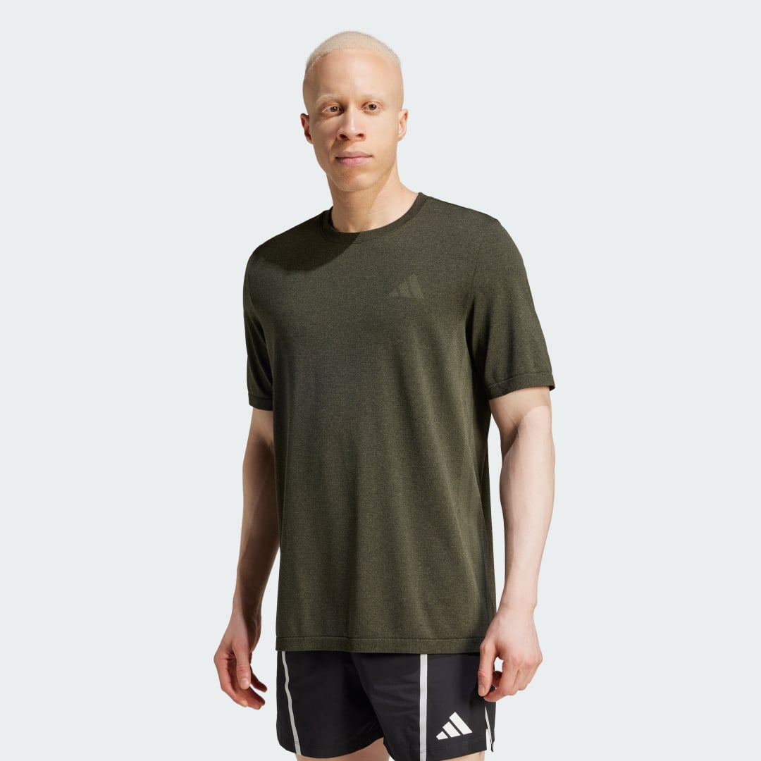 Majica adidas Performance Train Essentials Structure T-Shirt Zelena | IS6929, 0