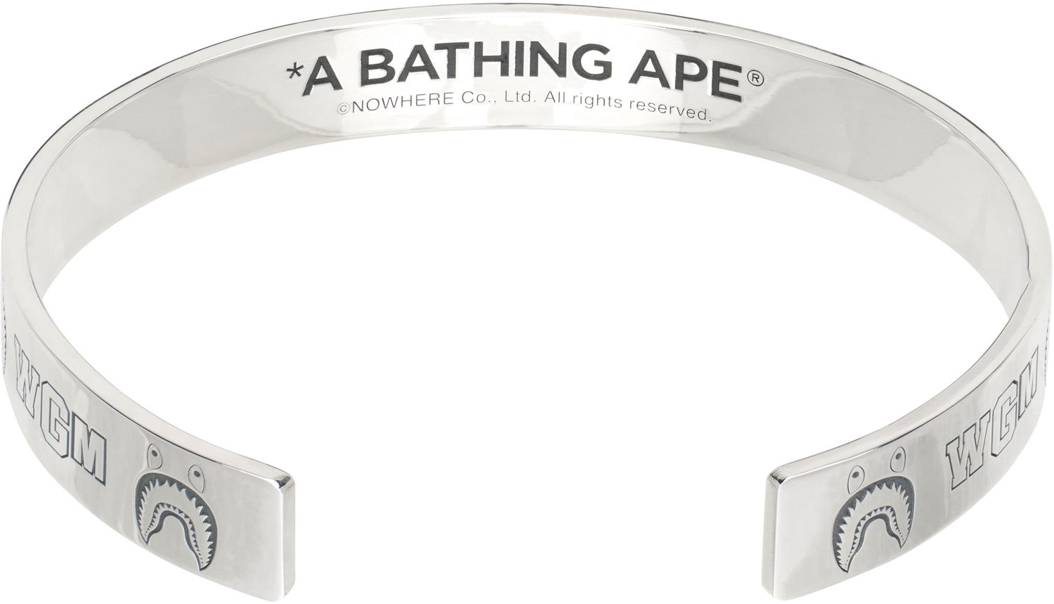 Zapestnica BAPE Shark Bangle Bracelet Kovinski | 001GDK701048F, 1