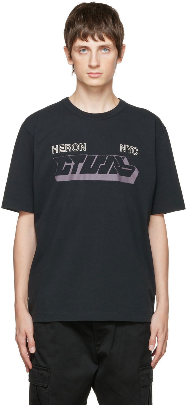 Majica HERON PRESTON Heron Preston Style T-Shirt Črna | HMAA032F22JER0111009