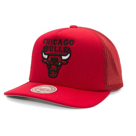 Kapa Mitchell & Ness Chicago Bulls Evergreen Trucker Hat Rdeča | HT8032-CBURED1