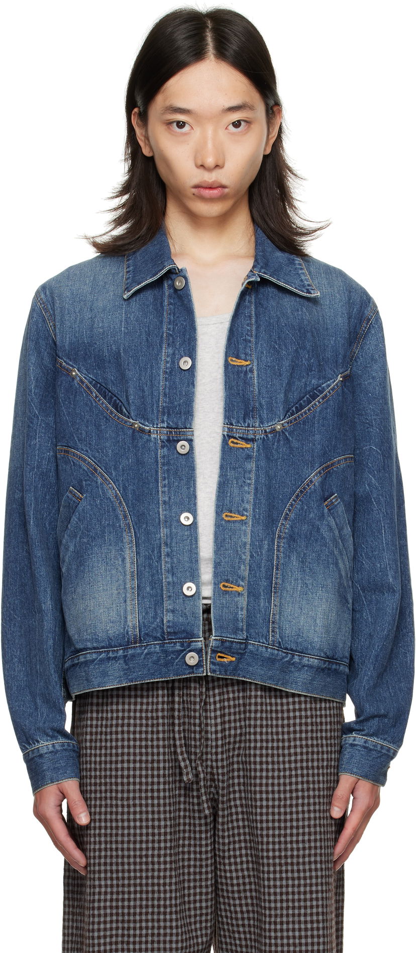 Jakna sage NATION SAGE NATION Jiji Denim Jacket Modra | S084 DENIM JIJI JACKET DENIM I