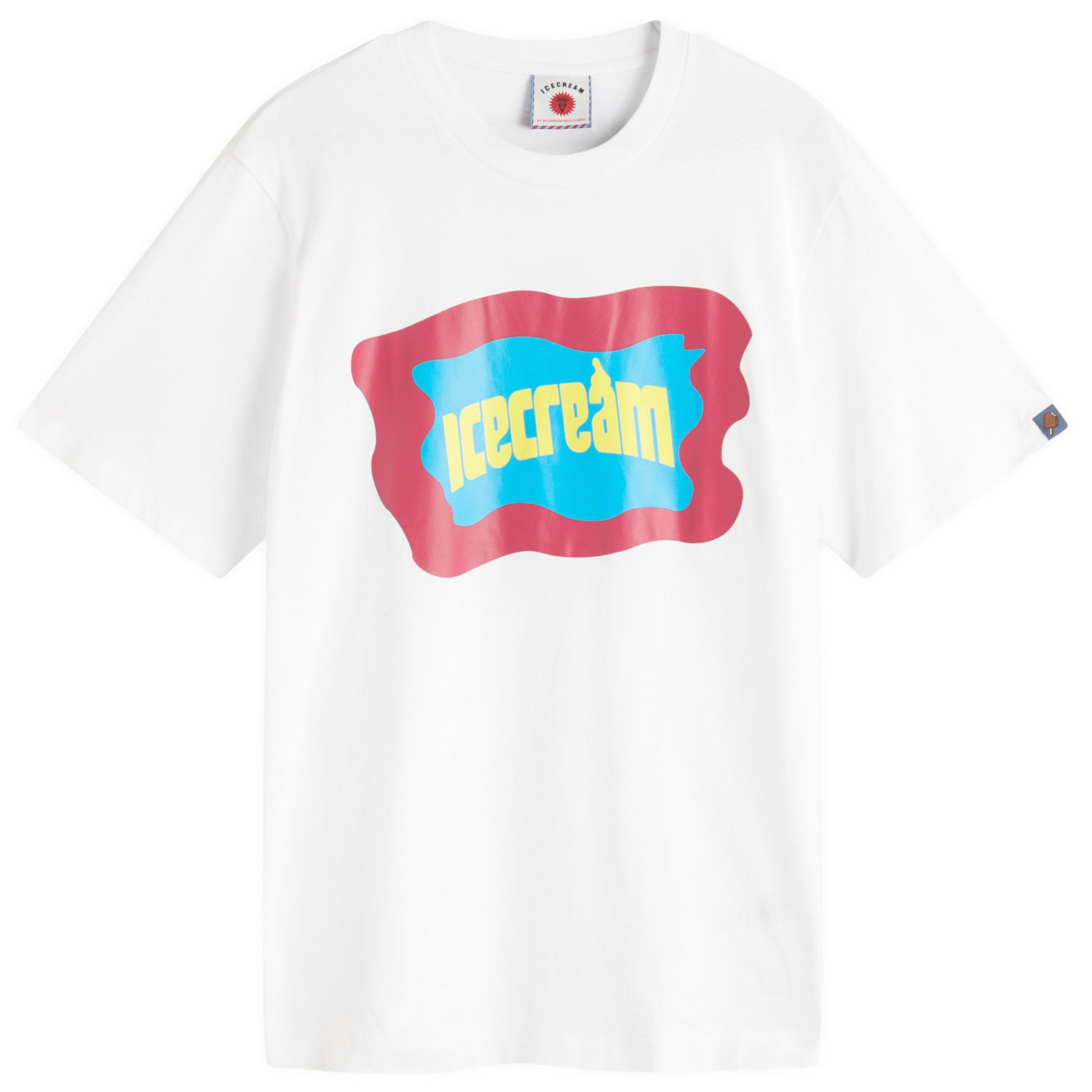 Majica BBC IceCream ICECREAM Block Logo T-Shirt, Size Large Bela | IC25143-WHT, 1