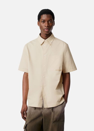 Srajce AXEL ARIGATO Short Sleeve Collared Shirt Dylan Bež | A3354001, 2