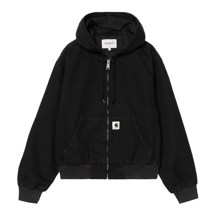 Pulover Carhartt WIP Active Jacket With Hood Črna | I034321_9