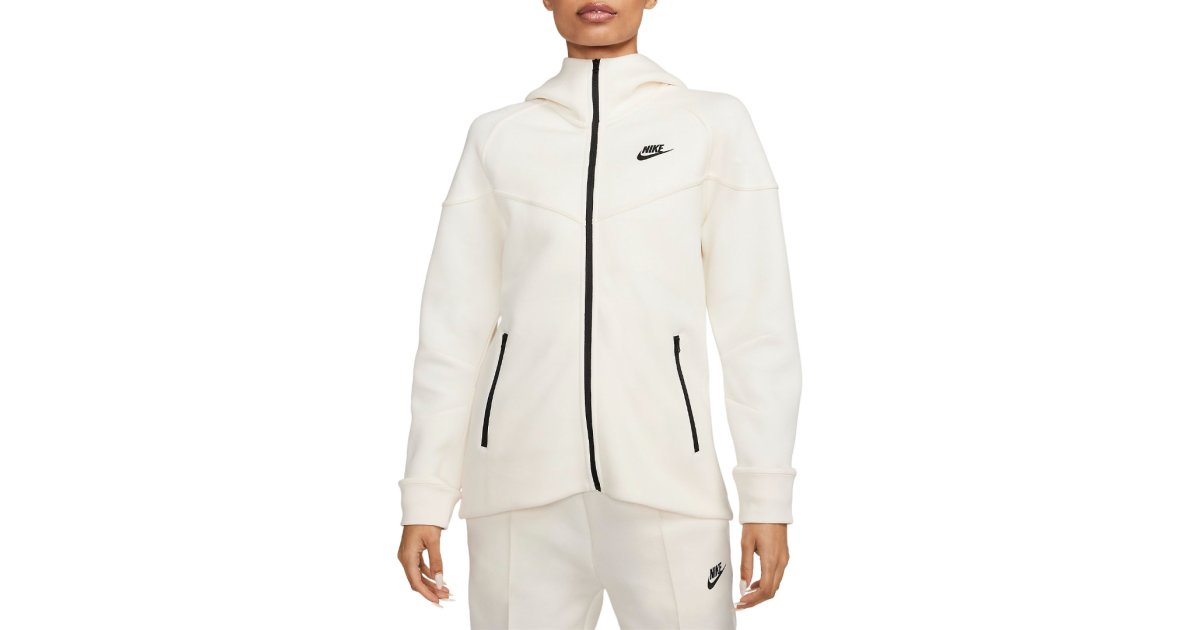 Pulover Nike Tech Fleece Windrunner Bela | fb8338-110, 1