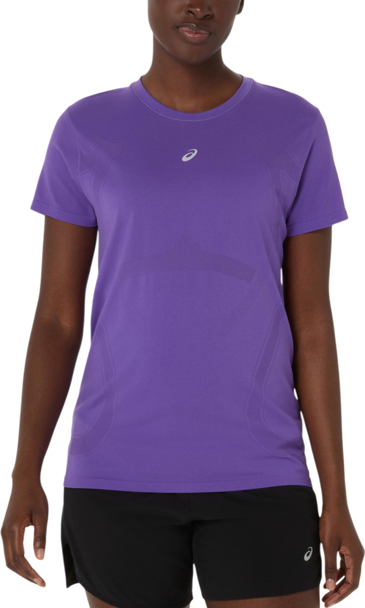 Majica Asics Road Seamless Short Sleeve Running T-Shirt Lila | 2012d292-500