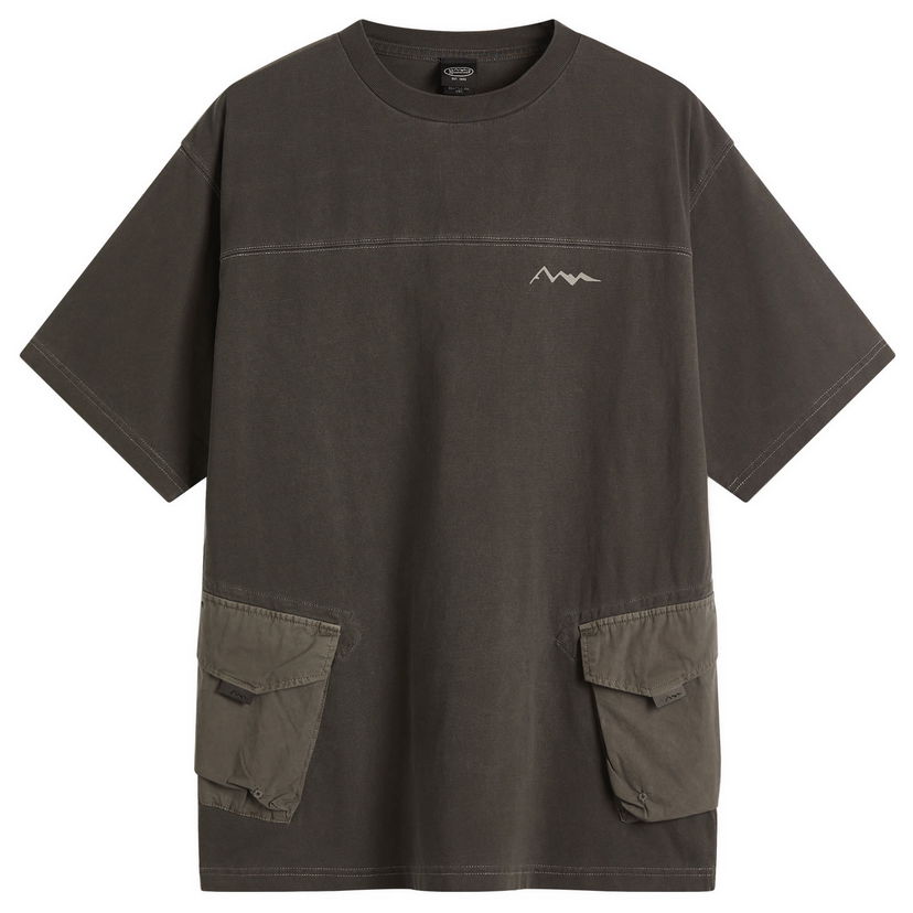 Majica Manastash Manastash Disarmed T-Shirt with Pockets, Size Large Siva | 7925135002-010