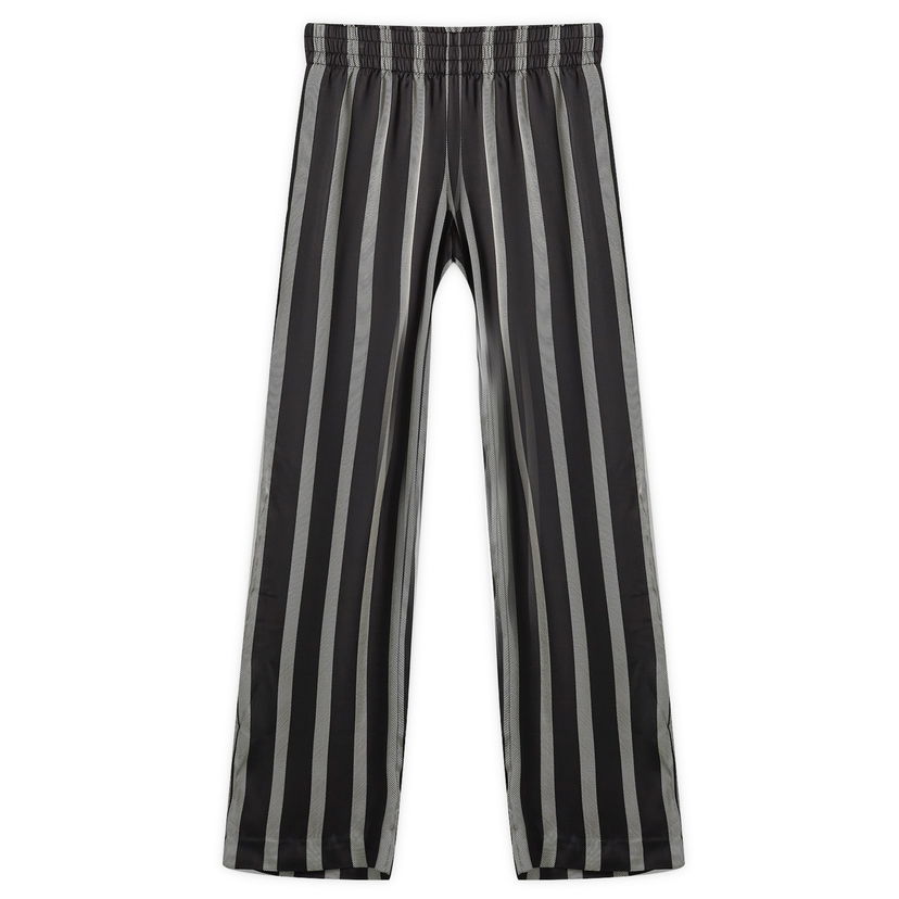Hlače Anine Bing Soto Striped Wide Leg Pants, Size Medium Črna | A-03-10420-PRT31