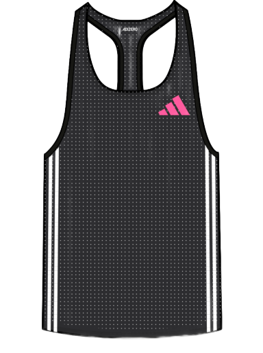 Majica brez rokavov adidas Originals Adizero Promo Tank Top Črna | ik3988