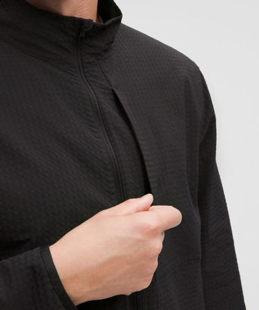Jakna lululemon Textured Grid Full-Zip Jacket Črna | prod20005799, 5
