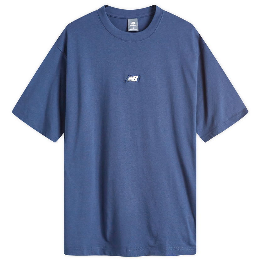 Majica New Balance Women's Hoops On Court T-Shirt Size Small Modra | MT44586-NNY