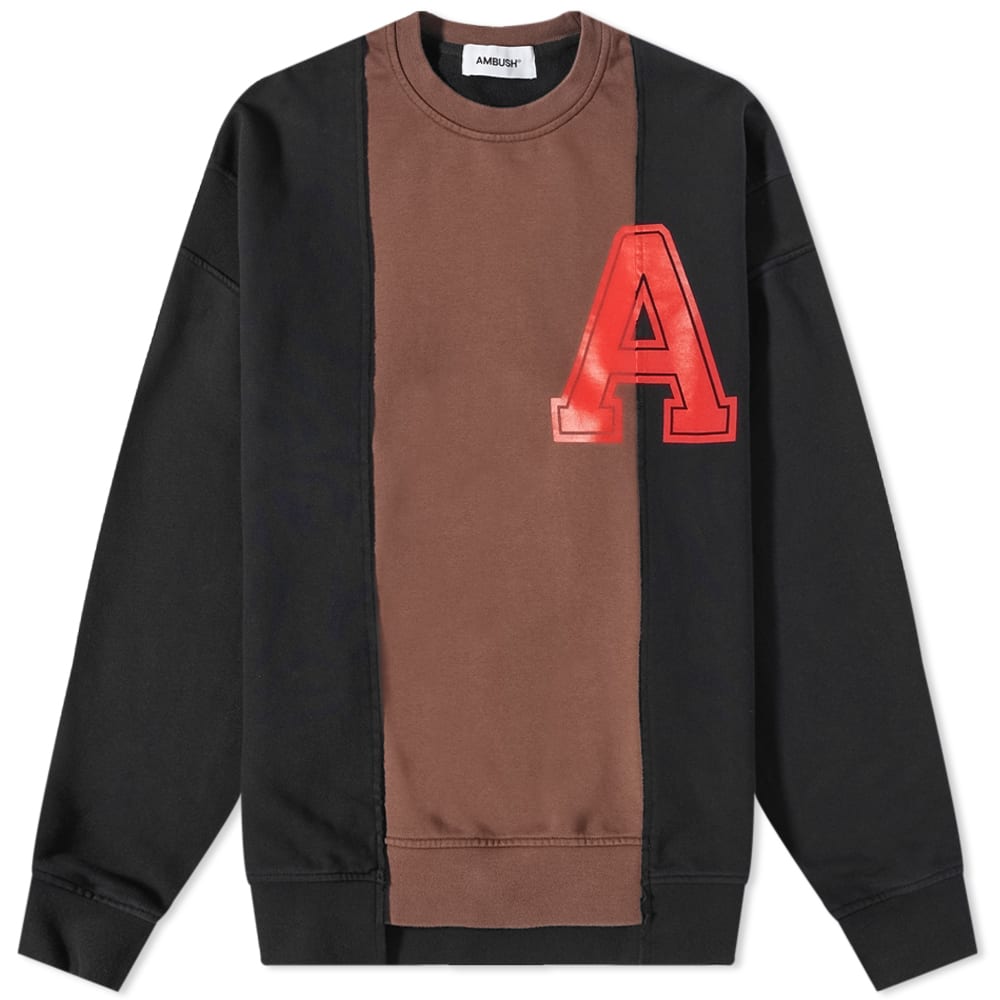 Pleteni pulover Ambush Varsity Crewneck Mornarica | BMBA026F22FLE0011025, 0