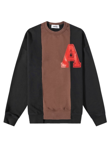 Pleteni pulover Ambush Varsity Crewneck Mornarica | BMBA026F22FLE0011025