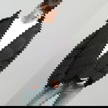 Puhovka Urban Classics Hooded Puffer Jacket Črna | TB1807 černá, 0