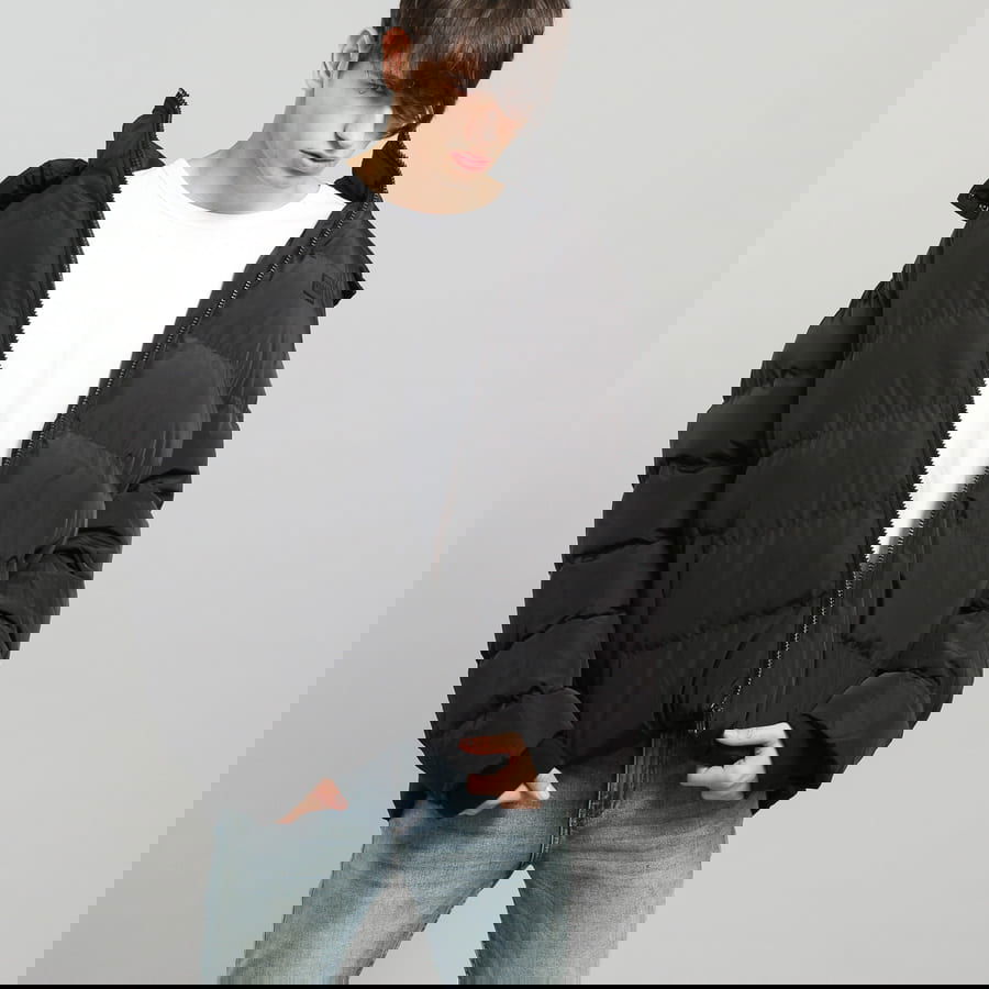 Puhovka Urban Classics Hooded Puffer Jacket Črna | TB1807 černá, 0