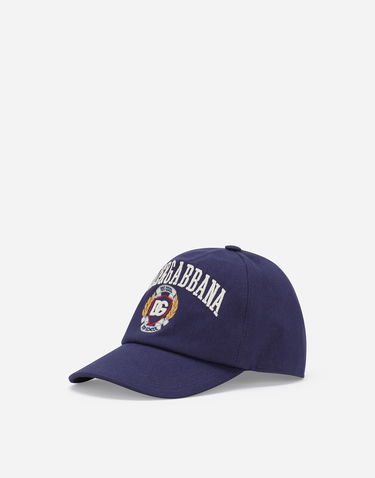 Kapa Dolce & Gabbana Dolce & Gabbana Twill Baseball Cap With Logo Mornarica | LB4H80G7NOQB0309, 0