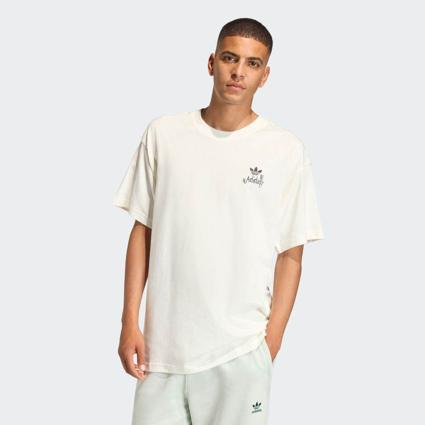 Majica adidas Performance Supper Club Graphic Tee Bela | HY2063