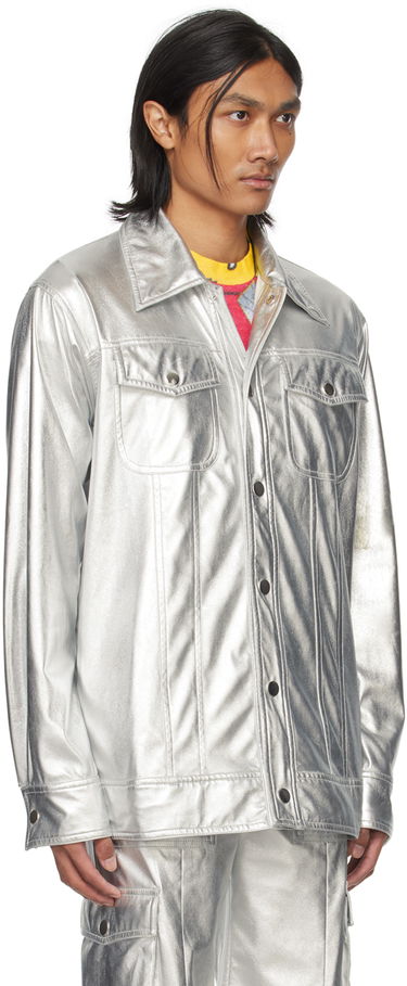 Jakna Anna Sui Buttoned Metallic Jacket Kovinski | M1124L31, 1
