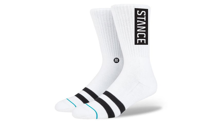 Nogavice Stance Og Socks Bela | M556D17OGG-WHT