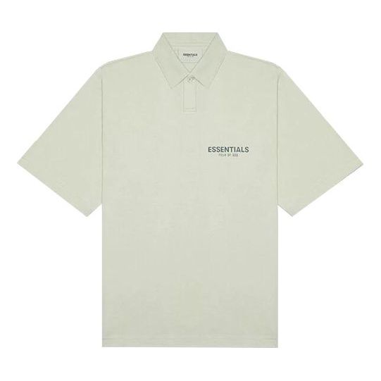 Polo majica Fear of God Essentials Polo Shirt Zelena | FOG-FW20-307