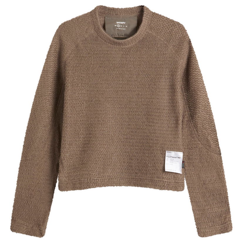 Pulover Satisfy GhostFleece AD Long T-Shirt Rjava | 21020-FA