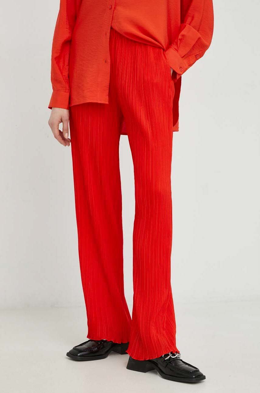 Hlače Samsoe Samsoe Fridah Trousers Rdeča | F23100171, 0