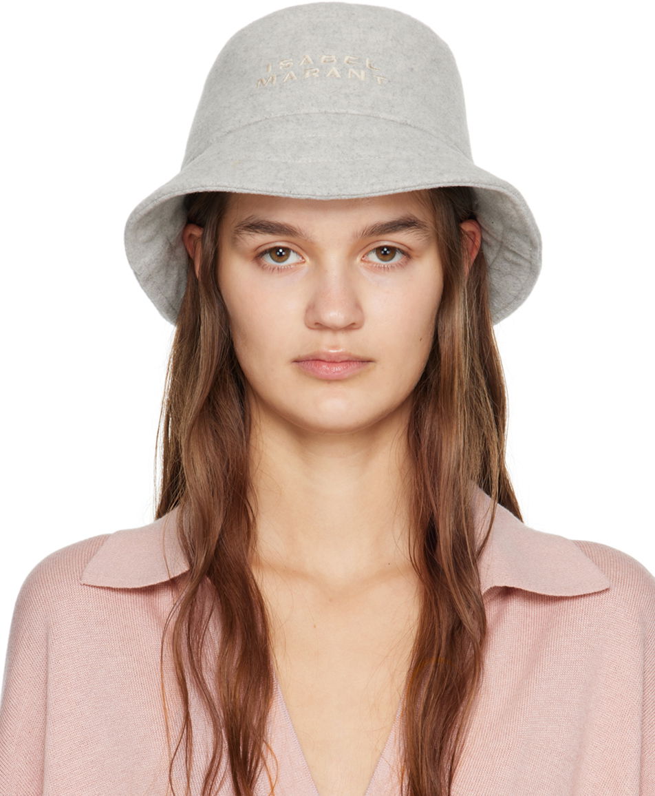 Klobuk ISABEL MARANT Giorgia Bucket Hat Siva | 24PCU048XFA-B1C03A, 0