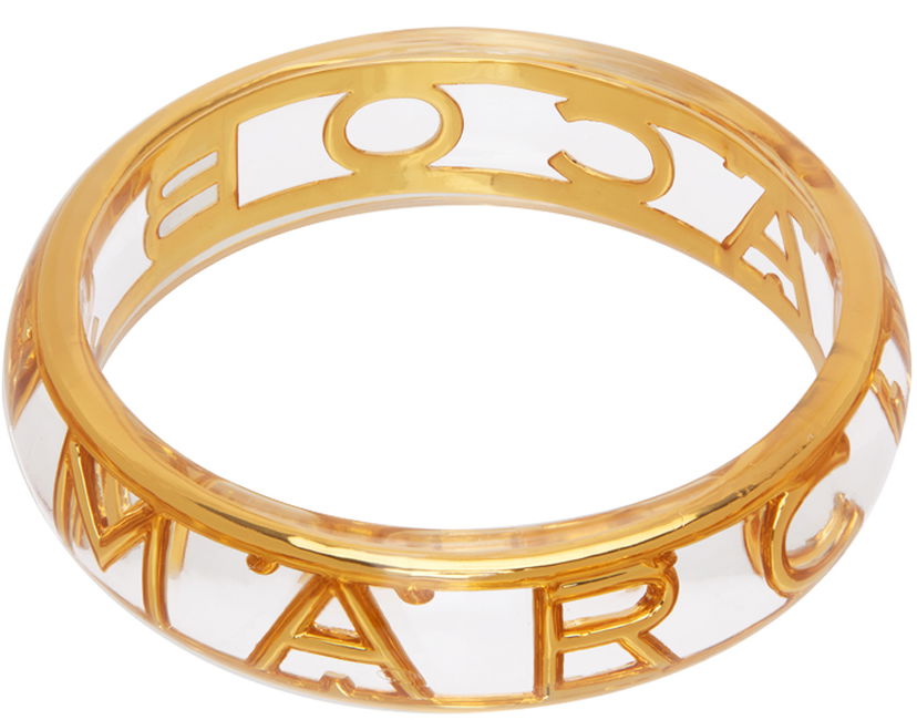 Zapestnica Marc Jacobs Marc Jacobs 'The Monogram' Cuff Bracelet Kovinski | J105M01PF22