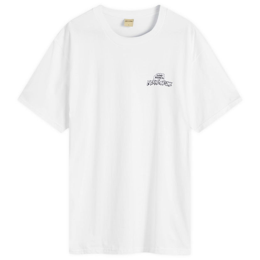 Majica Fucking Awesome God Rides T-Shirt Large Bela | FA2031-WHT