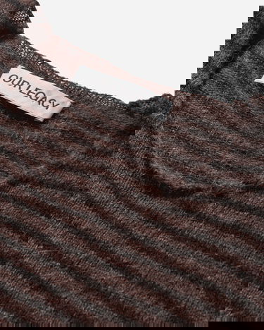 Pleteni pulover OUR LEGACY Rigid Popover Sweater Stripe Večbarvna | M4253RD 001, 3