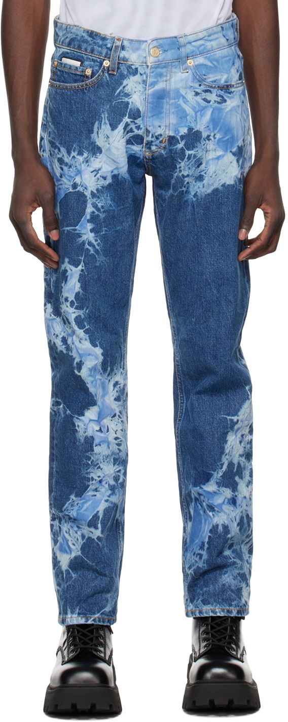 Kavbojke Eytys Eytys Orion Bleach Wash Denim Jeans Modra | A037011