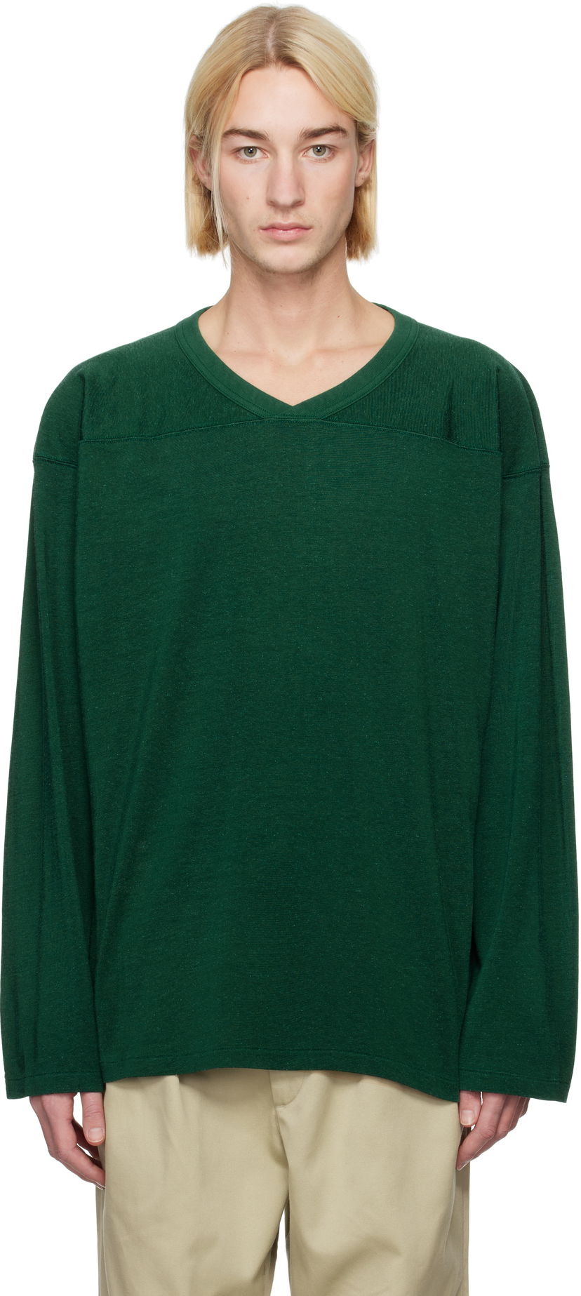 Majica NANAMICA Midshipman Athletic Jersey T-shirt Zelena | S24FH010U