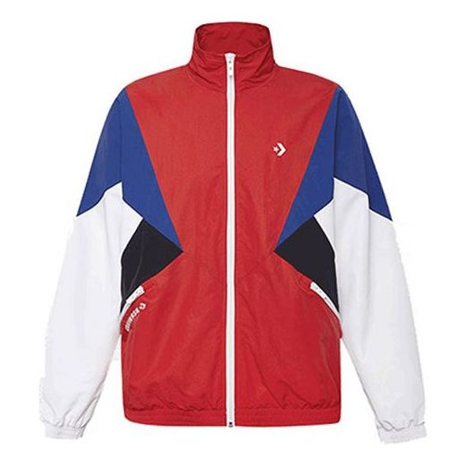 Vetrovka Converse Classic Colorblock Woven Jacket Rdeča | 10018363-A01